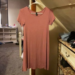 Pink simple dress